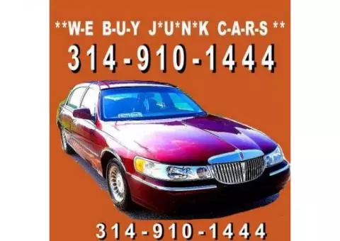 JUNK CARS WANTED
